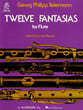 12 FANTASIAS FLUTE SOLO cover